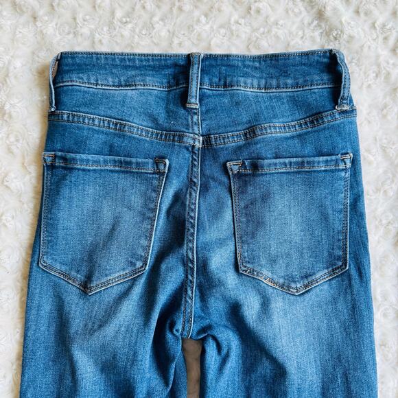 Vervet by Flying Monkey High Rise Skinny Fit Cotton Denim Blue Jeans VT106 Sz 24 - Picture 10 of 10
